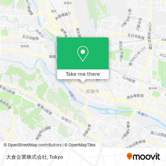 大倉企業株式会社 map