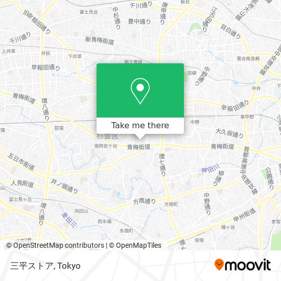 三平ストア map