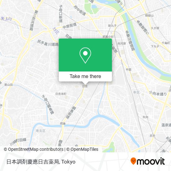 日本調剤慶應日吉薬局 map