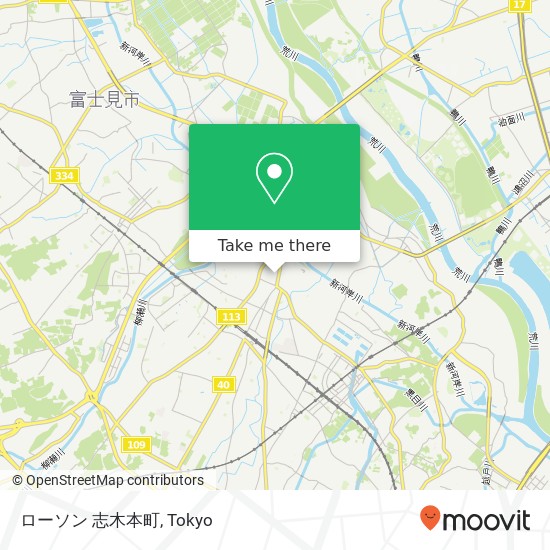 ローソン 志木本町 map