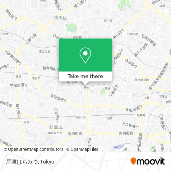 馬渡はちみつ map