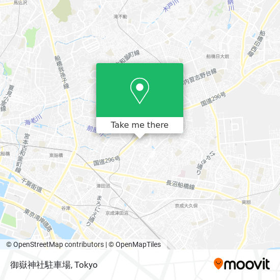 御嶽神社駐車場 map