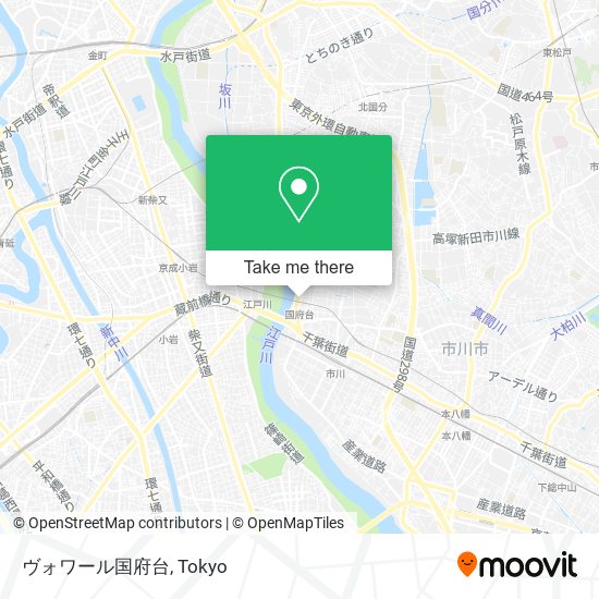 ヴォワール国府台 map