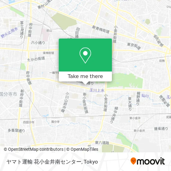 ヤマト運輸 花小金井南センター map