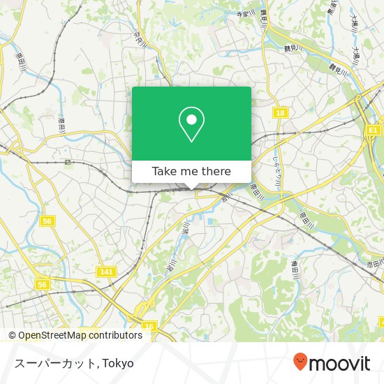 スーパーカット map