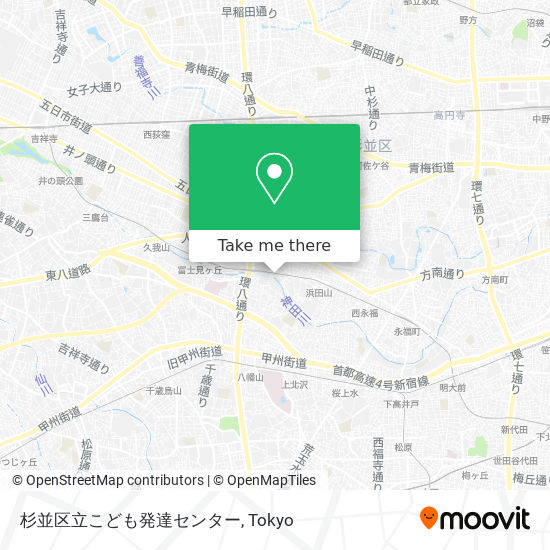 How To Get To 杉並区立こども発達センター In 杉並区 By Bus Or Metro