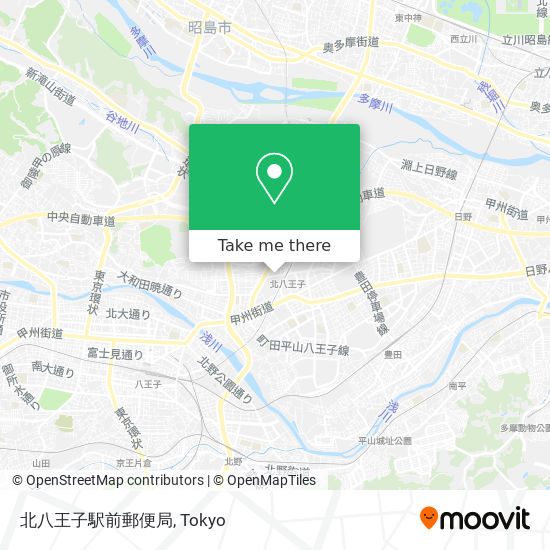 北八王子駅前郵便局 map