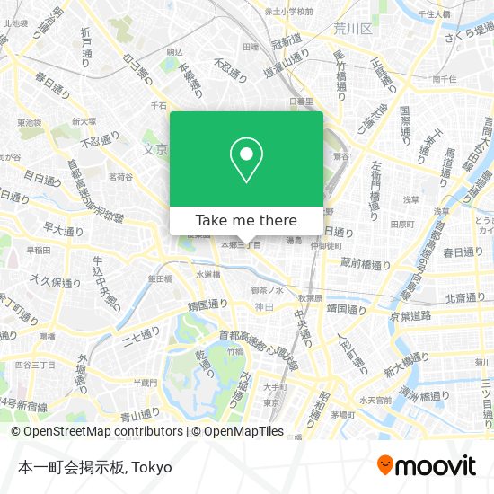 本一町会掲示板 map