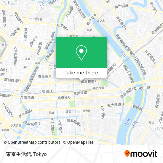 東京生活館 map