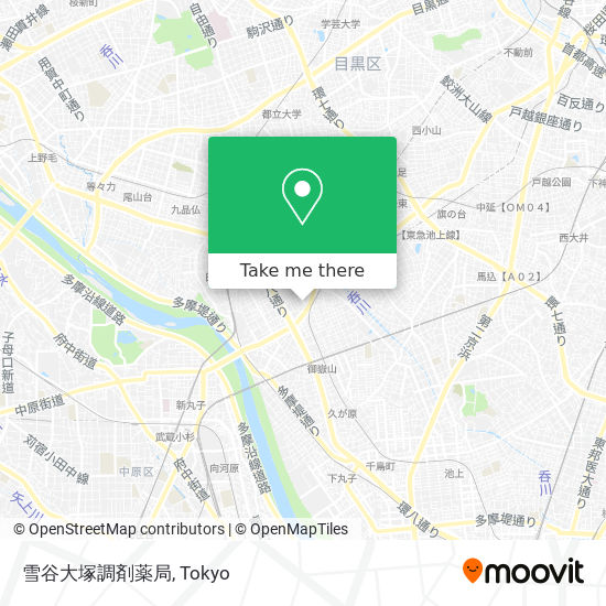 雪谷大塚調剤薬局 map
