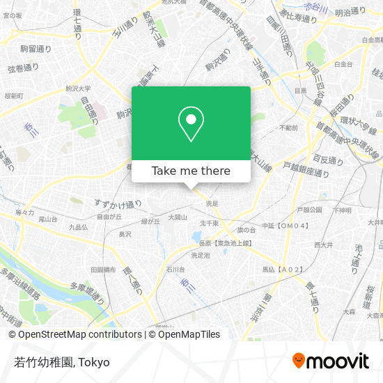 若竹幼稚園 map