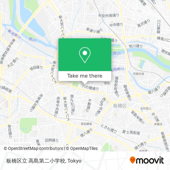 板橋区立 高島第二小学校 map