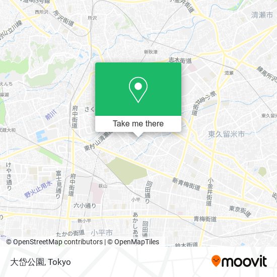 大岱公園 map