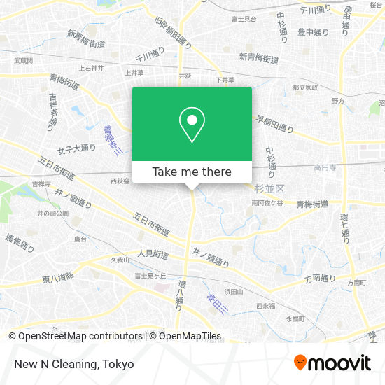 New N Cleaning map