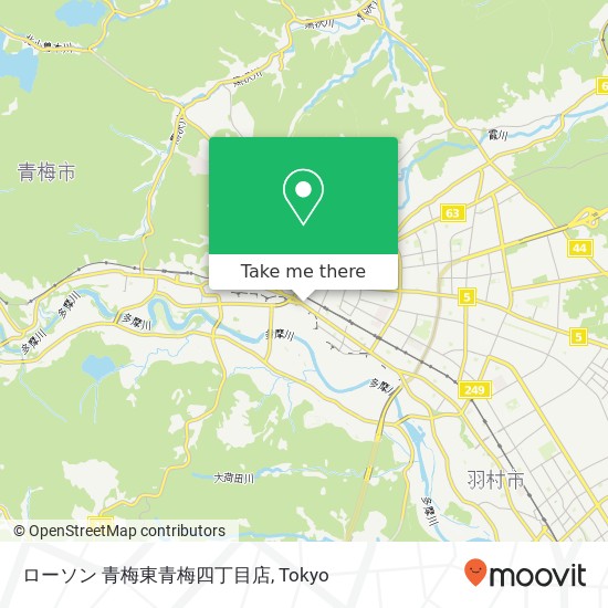 ローソン 青梅東青梅四丁目店 map