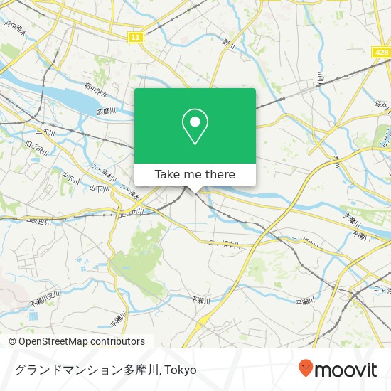 グランドマンション多摩川 map