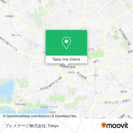 プレステージ株式会社 map