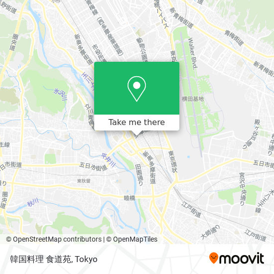 韓国料理 食道苑 map