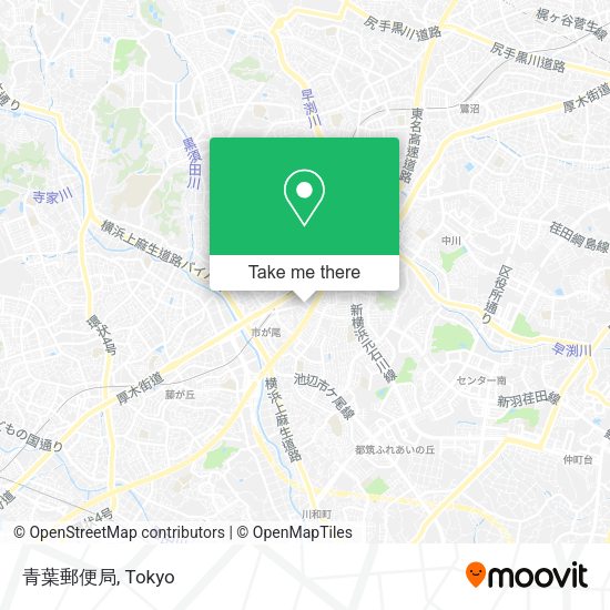 青葉郵便局 map