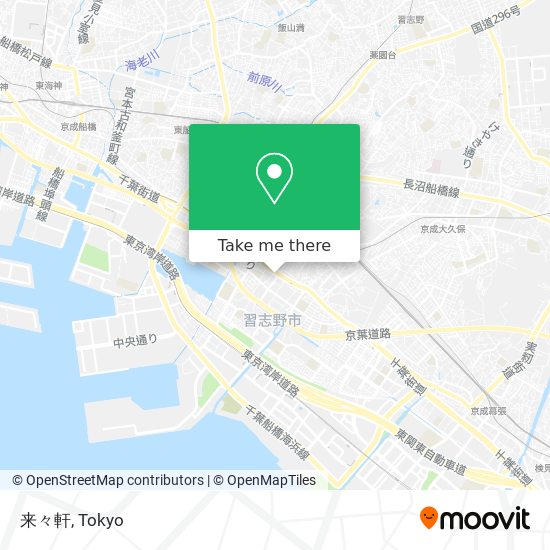 来々軒 map