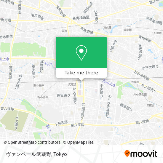 ヴァンベール武蔵野 map