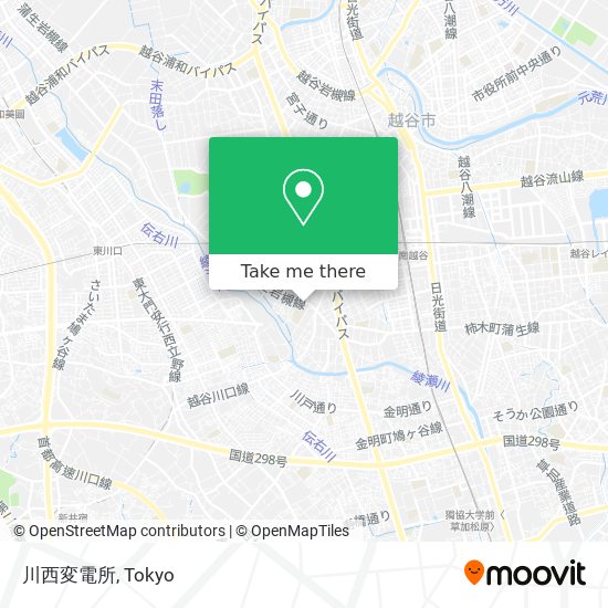 川西変電所 map