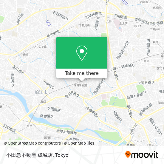 小田急不動産 成城店 map