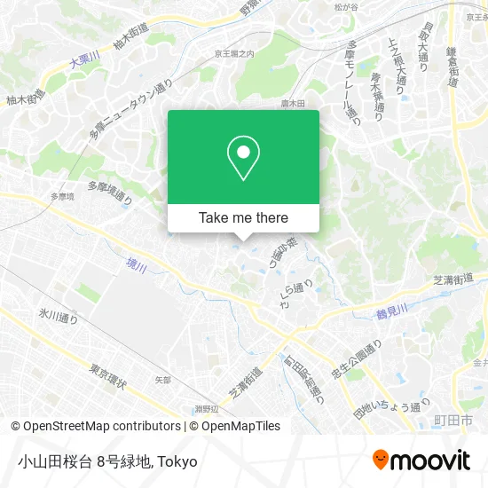 小山田桜台 8号緑地 map