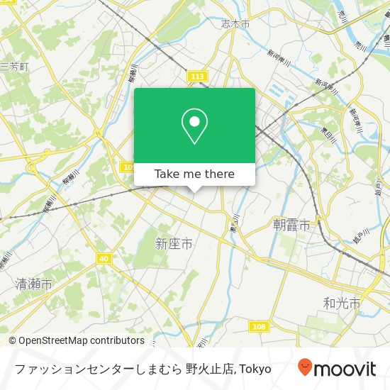 ファッションセンターしまむら 野火止店 map