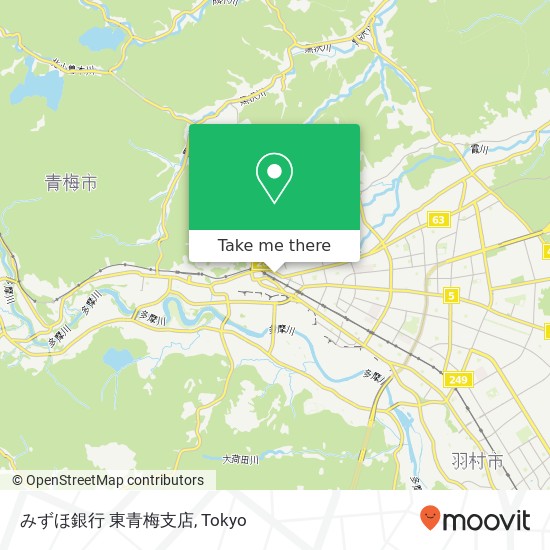 みずほ銀行 東青梅支店 map