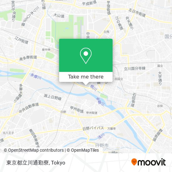 東京都立川通勤寮 map