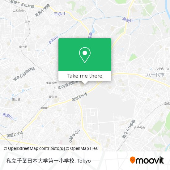 私立千葉日本大学第一小学校 map