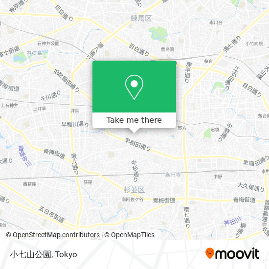 小七山公園 map
