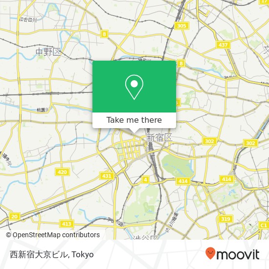 西新宿大京ビル map