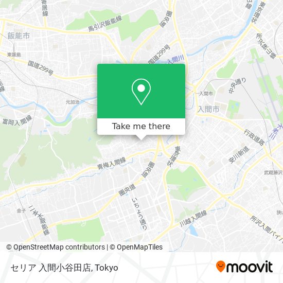 セリア 入間小谷田店 map