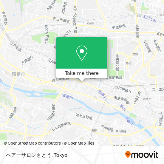 ヘアーサロンさとう map