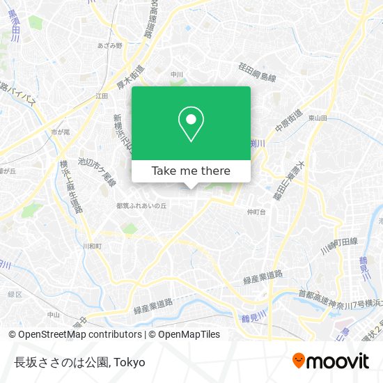 長坂ささのは公園 map