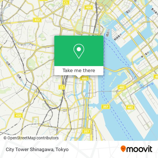 City Tower Shinagawa map