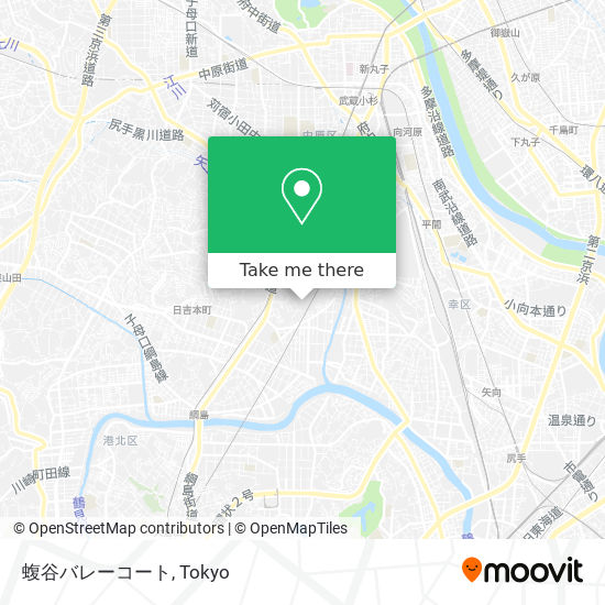 蝮谷バレーコート map