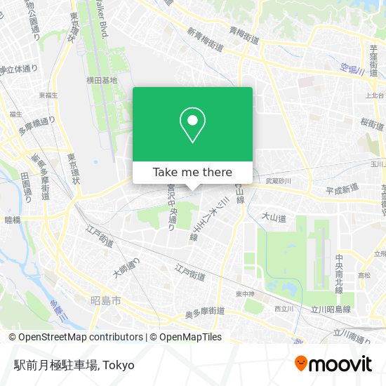 駅前月極駐車場 map