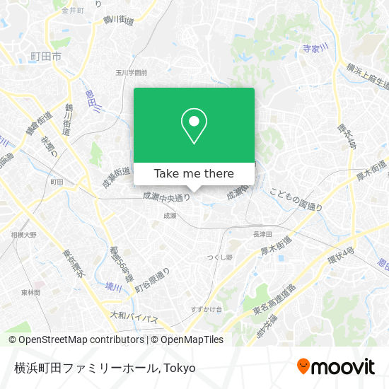 横浜町田ファミリーホール map