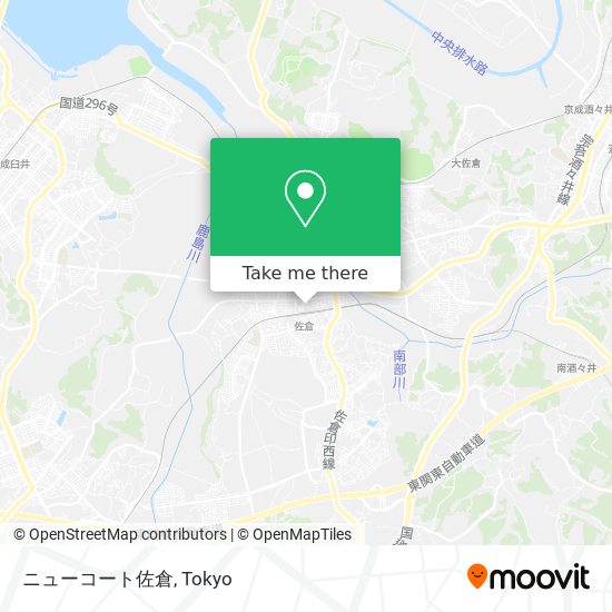 ニューコート佐倉 map