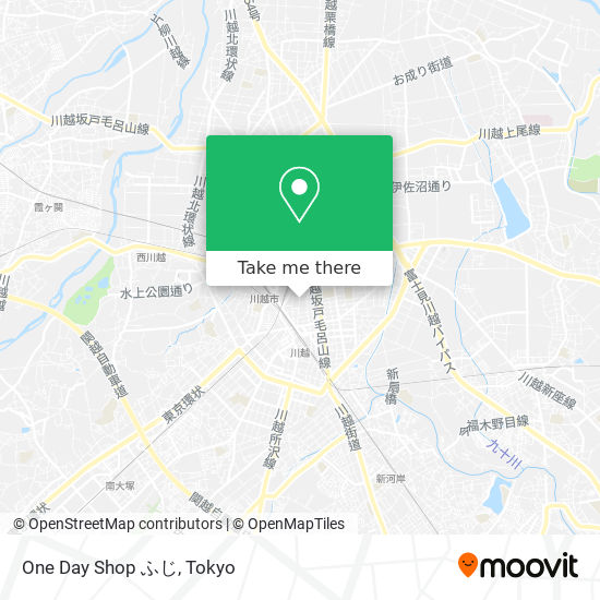 One Day Shop ふじ map