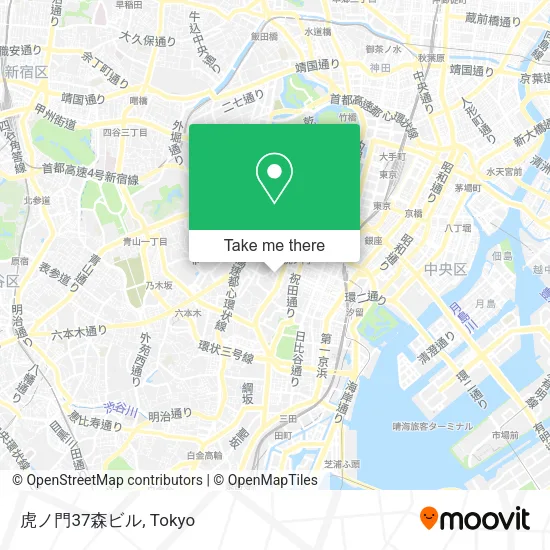 Toranomon 37 Mori Building map
