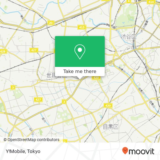 Y!Mobile map