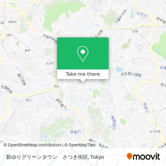 新ゆりグリーンタウン　さつき街区 map