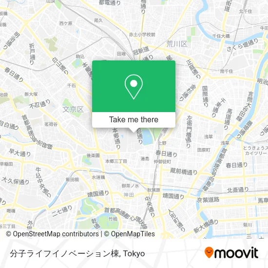 分子ライフイノベーション棟 map