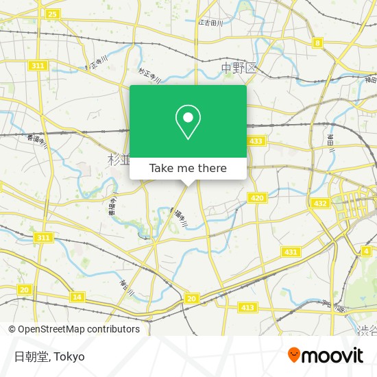 日朝堂 map
