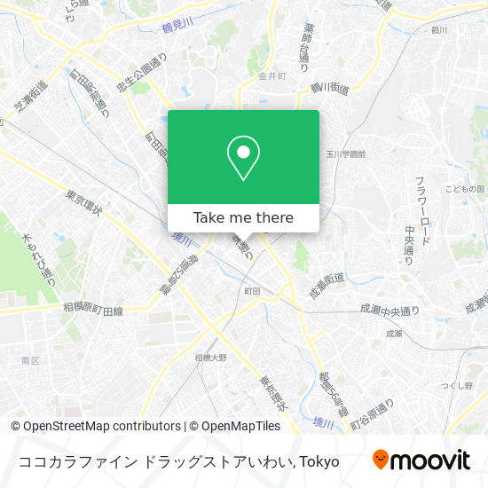 ココカラファイン ドラッグストアいわい map