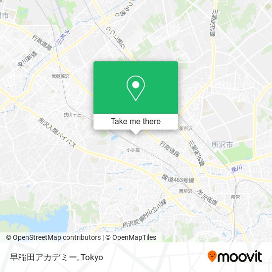 早稲田アカデミー map